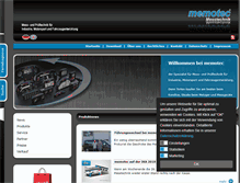 Tablet Screenshot of me-mo-tec.de